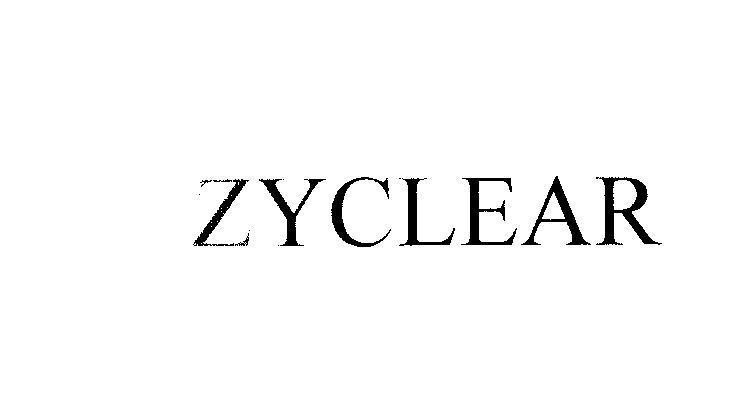 Mẫu nhãn hiệu ZYCLEAR