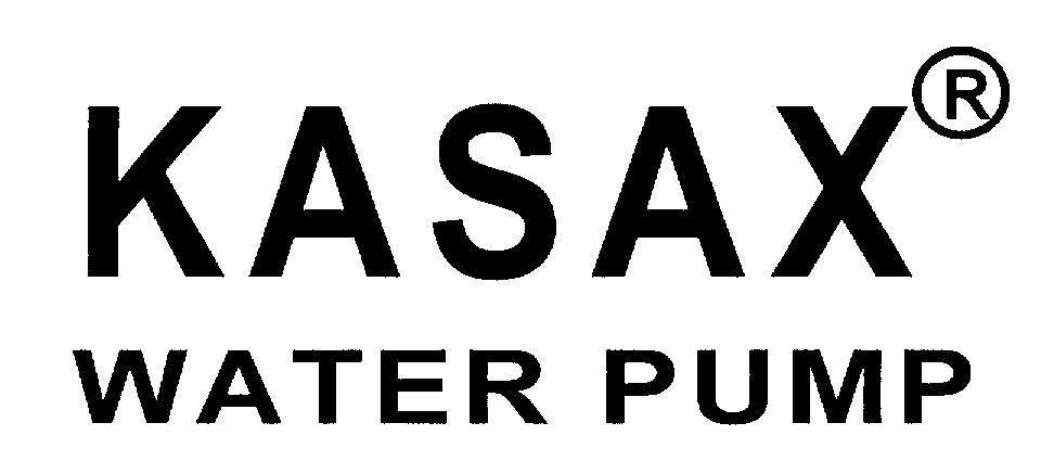 Mẫu nhãn hiệu KASAX WATER PUMP