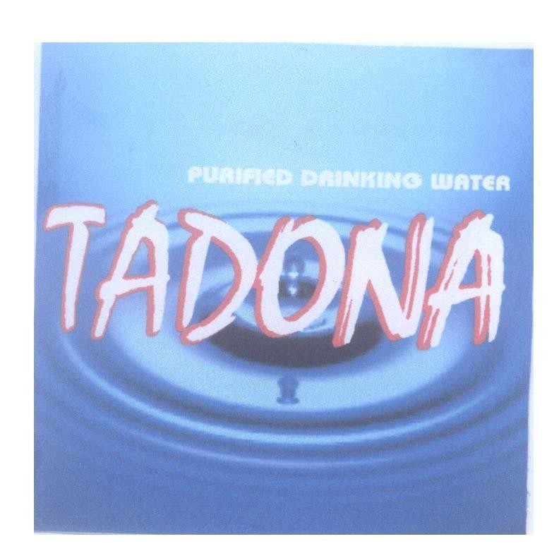 Mẫu nhãn hiệu TADONA PURIFIED DRINKING WATER