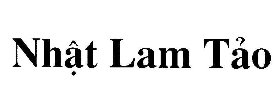 Mẫu nhãn hiệu Nhật Lam Tảo