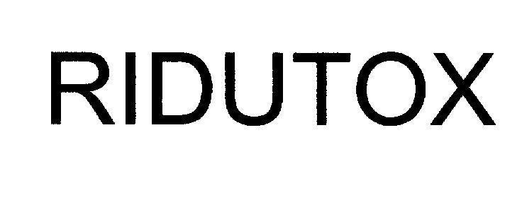 Mẫu nhãn hiệu RIDUTOX