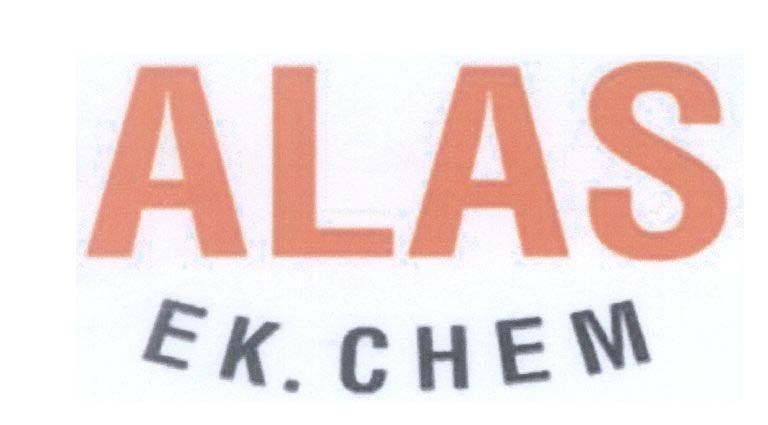Mẫu nhãn hiệu ALAS EK. CHEM