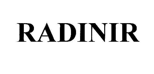 Mẫu nhãn hiệu RADINIR