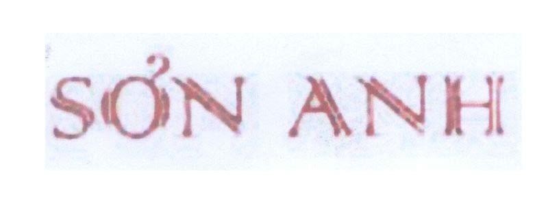 Mẫu nhãn hiệu Sơn Anh