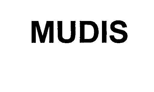 Mẫu nhãn hiệu MUDIS