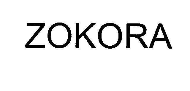 Mẫu nhãn hiệu ZOKORA