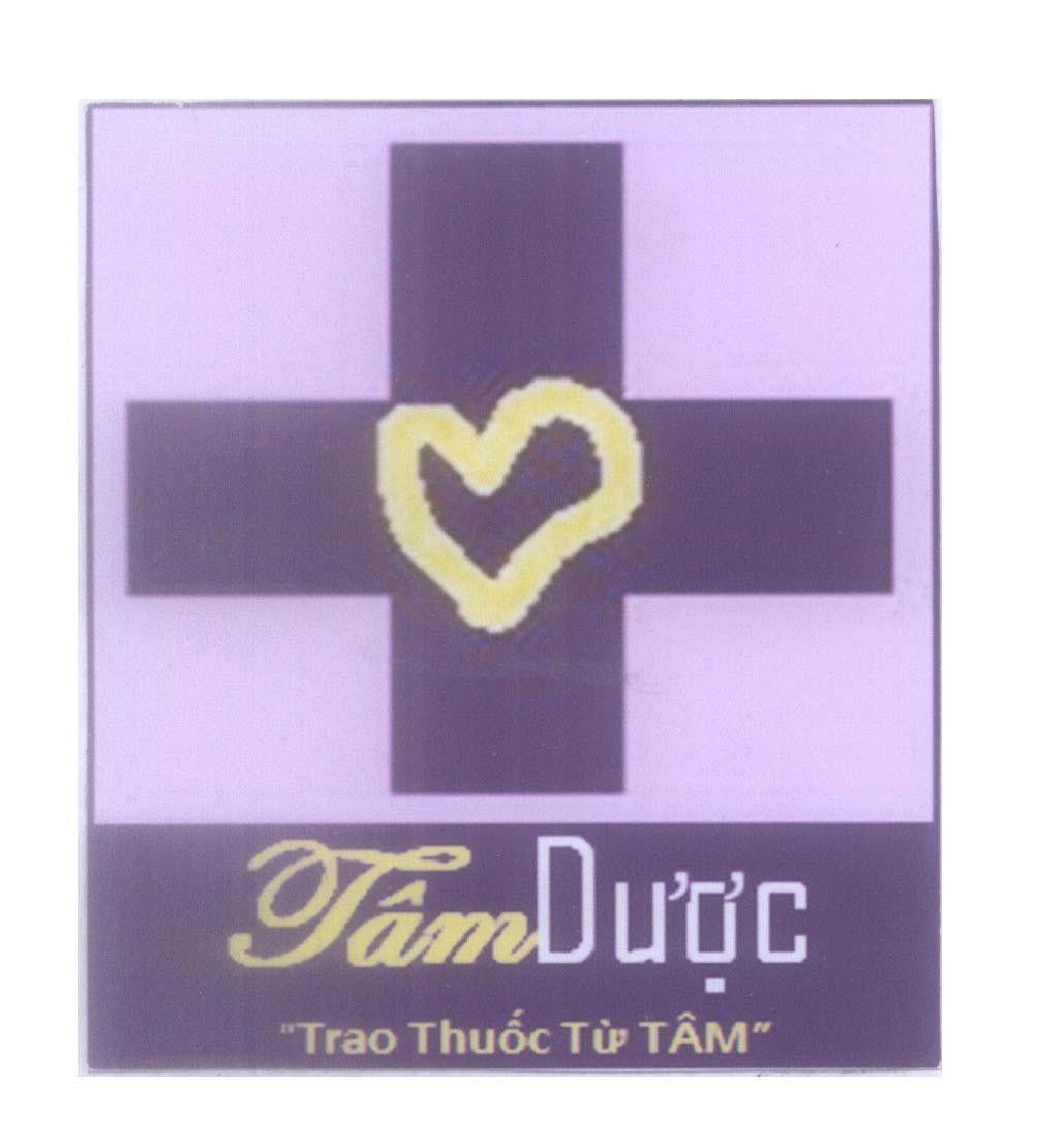 Mẫu nhãn hiệu Tâm Dược TâmDược "Trao Thuốc Từ Tâm"