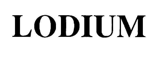 Mẫu nhãn hiệu LODIUM