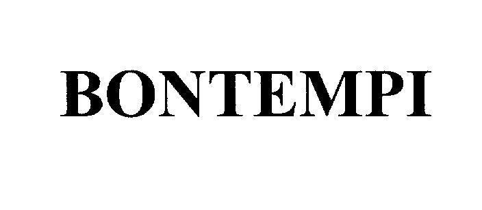 Mẫu nhãn hiệu BONTEMPI