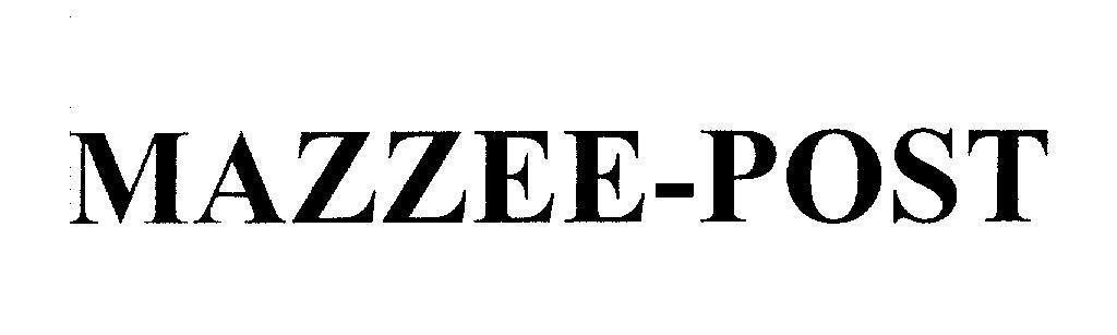 Mẫu nhãn hiệu MAZZEE - POST
