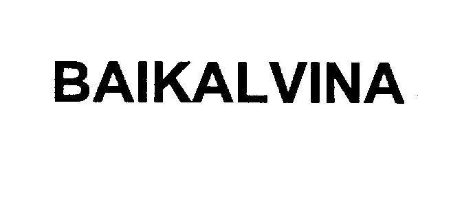 Mẫu nhãn hiệu BAIKALVINA