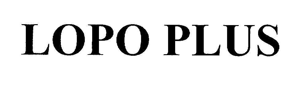 Mẫu nhãn hiệu LOPO PLUS