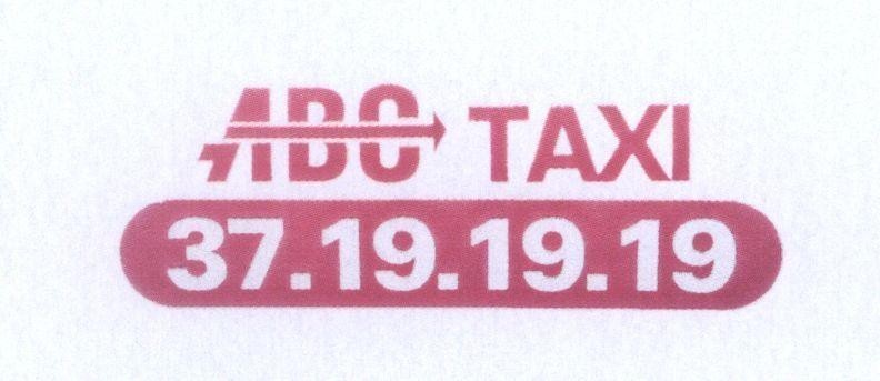 Mẫu nhãn hiệu ABC TAXI 37.19.19.19