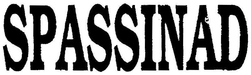 Mẫu nhãn hiệu SPASSINAD