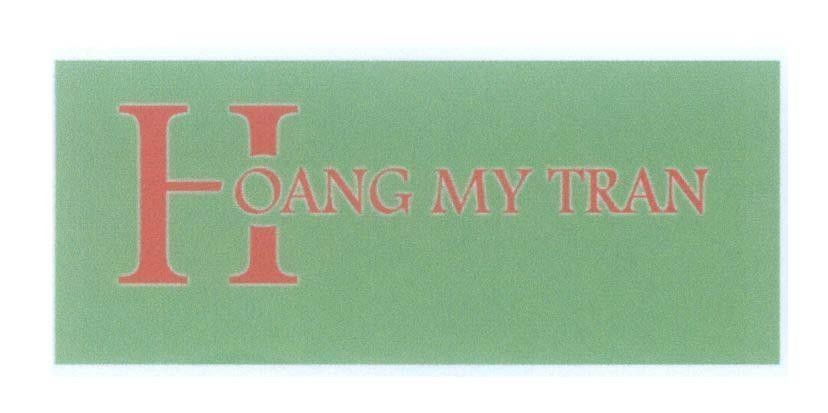 Mẫu nhãn hiệu H HOANG MY TRAN