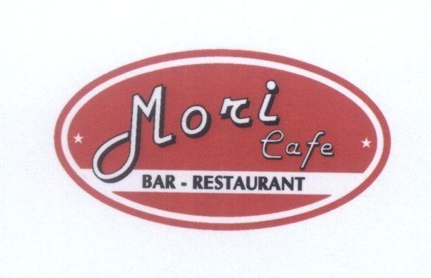 Mẫu nhãn hiệu Mori Cafe BAR - RESTAURANT