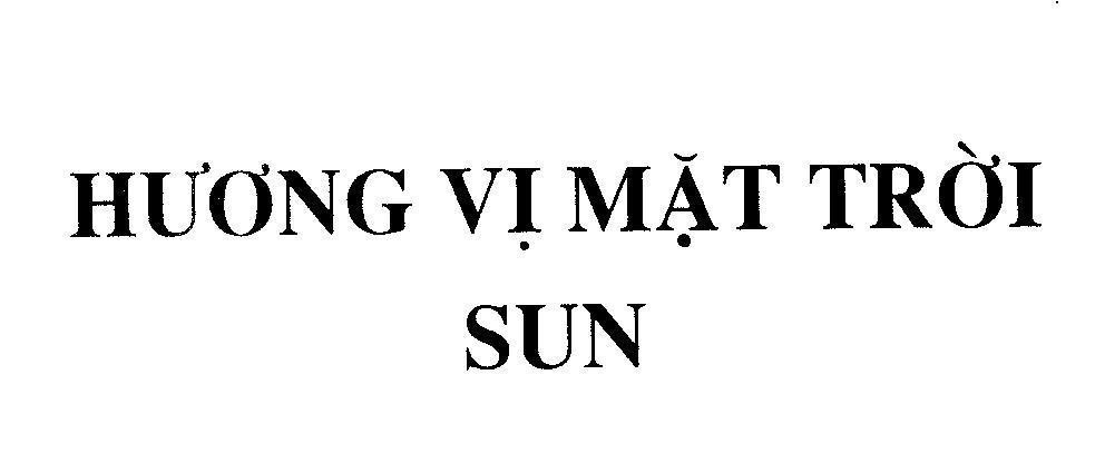 Mẫu nhãn hiệu Hương Vị Mặt Trời SUN