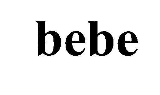 Mẫu nhãn hiệu bebe