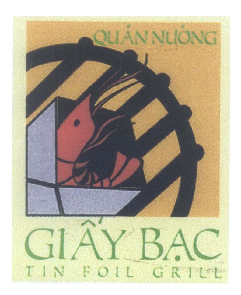 Mẫu nhãn hiệu Quán Nướng Giấy BạcTIN FOIL GRILL