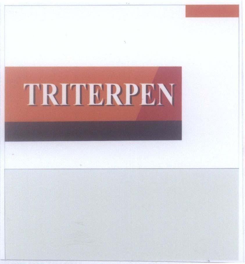 Mẫu nhãn hiệu TRITERPEN