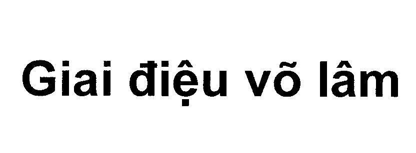 Mẫu nhãn hiệu Giai điệu võ lâm