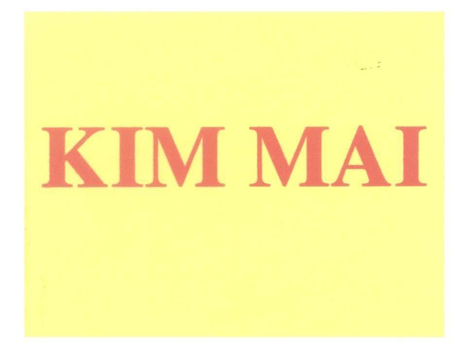 Mẫu nhãn hiệu KIM MAI