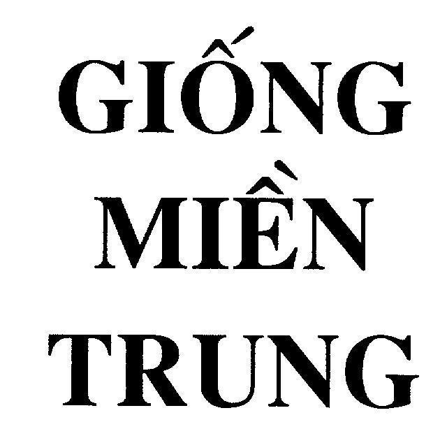 Mẫu nhãn hiệu Giống Miền Trung