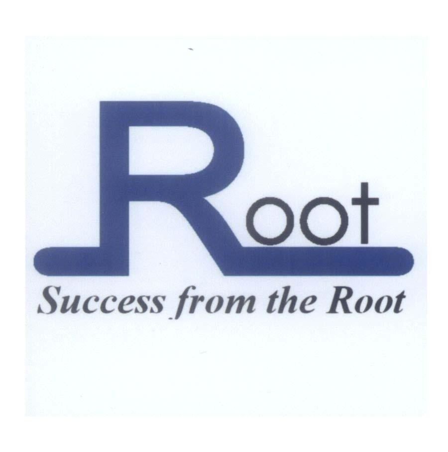 Mẫu nhãn hiệu R Root Success from the Root