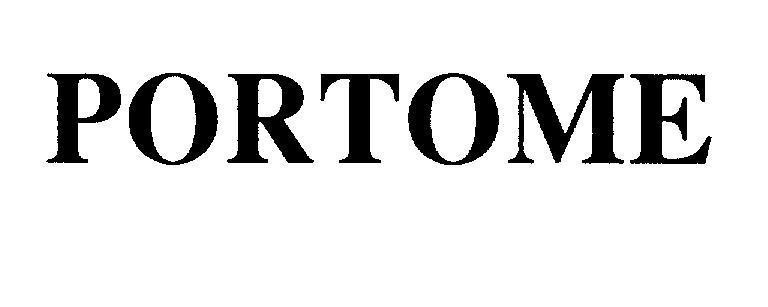 Mẫu nhãn hiệu PORTOME