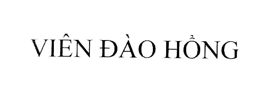Mẫu nhãn hiệu Viên Đào Hồng