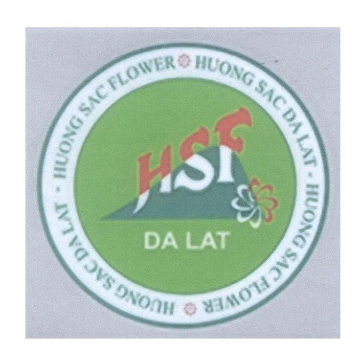 Mẫu nhãn hiệu HSF DA LAT Hương Sắc Đà Lạt FLOWER