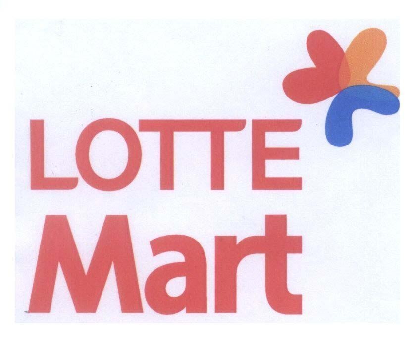 Mẫu nhãn hiệu L V LOTTE Mart