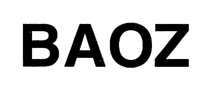 Mẫu nhãn hiệu BAOZ