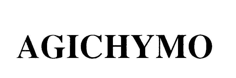 Mẫu nhãn hiệu AGICHYMO