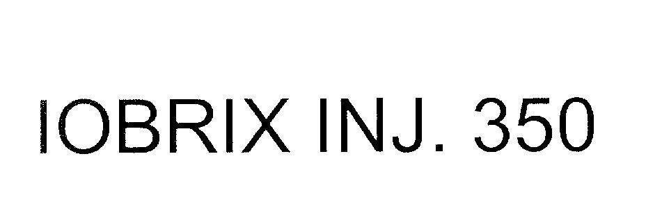 Mẫu nhãn hiệu IOBRIX INJ . 350
