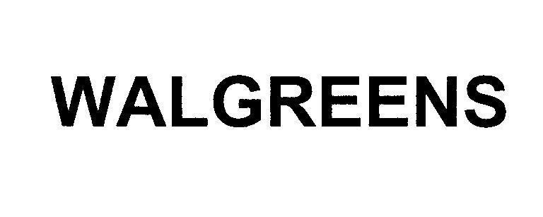 Mẫu nhãn hiệu WALGREENS