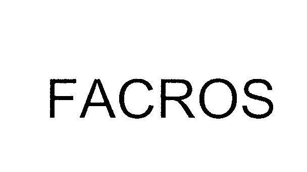 Mẫu nhãn hiệu FACROS