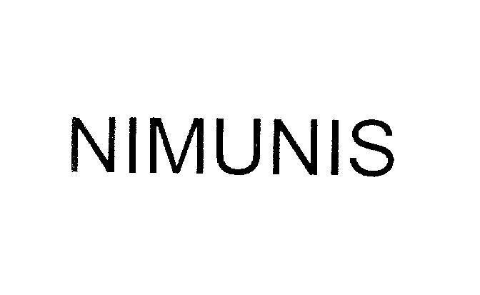 Mẫu nhãn hiệu NIMUNIS