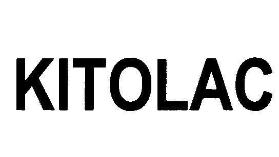 Mẫu nhãn hiệu KITOLAC