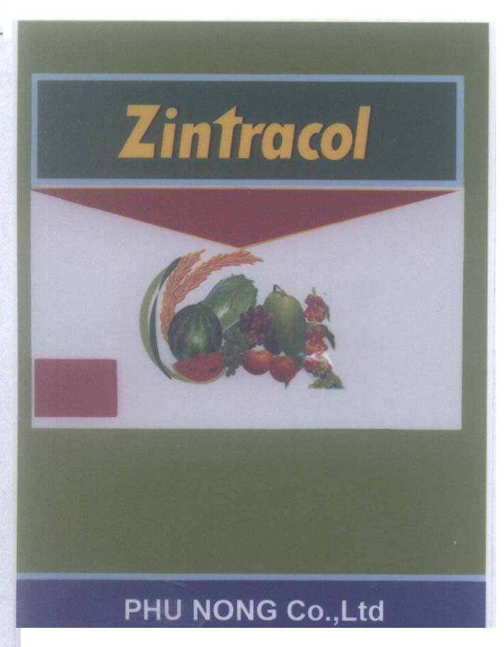 Mẫu nhãn hiệu Zintracol PHU NONG Co., Ltd