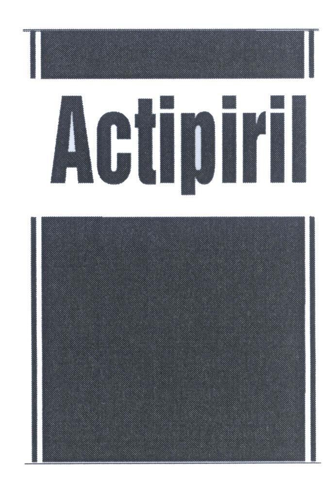 Mẫu nhãn hiệu Actipiril