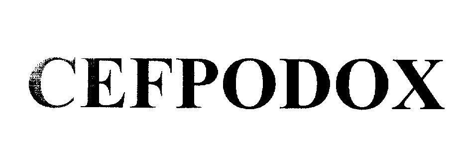 Mẫu nhãn hiệu CEFPODOX