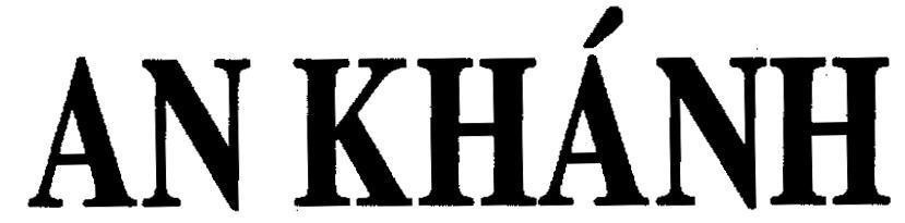 Mẫu nhãn hiệu An Khánh
