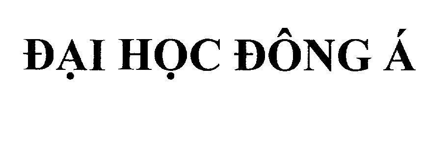 Mẫu nhãn hiệu Đại Học Đông á