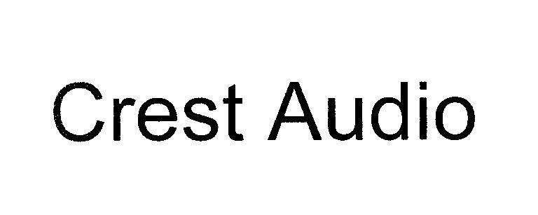 Mẫu nhãn hiệu Crest Audio