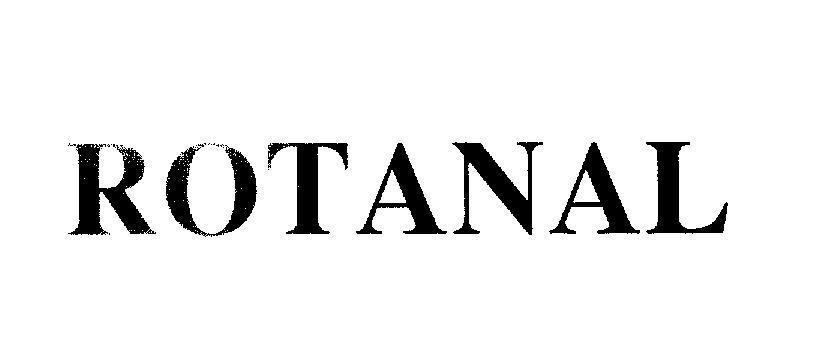 Mẫu nhãn hiệu ROTANAL