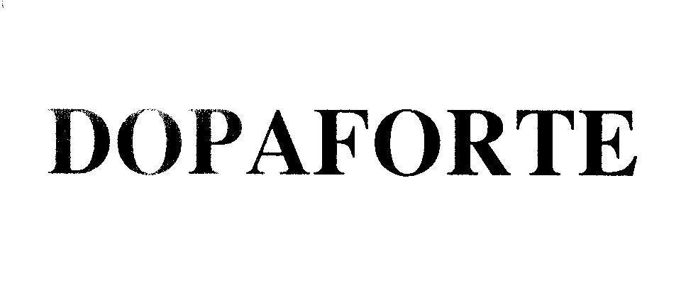 Mẫu nhãn hiệu DOPAFORTE
