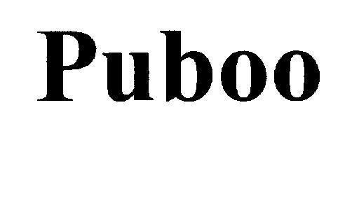 Mẫu nhãn hiệu Puboo