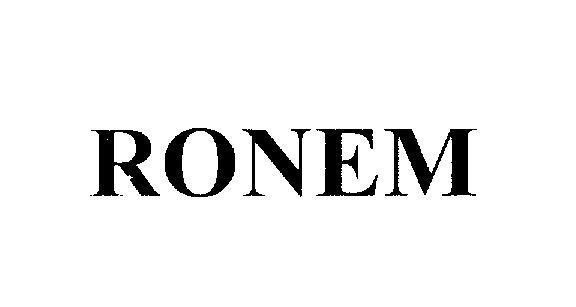 Mẫu nhãn hiệu RONEM