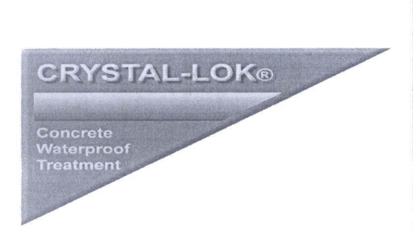 Mẫu nhãn hiệu CRYSTAL - LOK Concrete Waterproof Treatment
